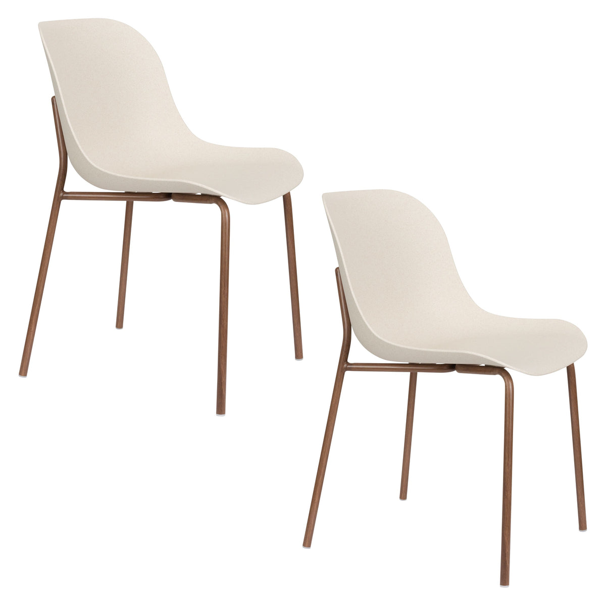 Housecraft Living Wheat Eetkamerstoelen Wit - Set van 2