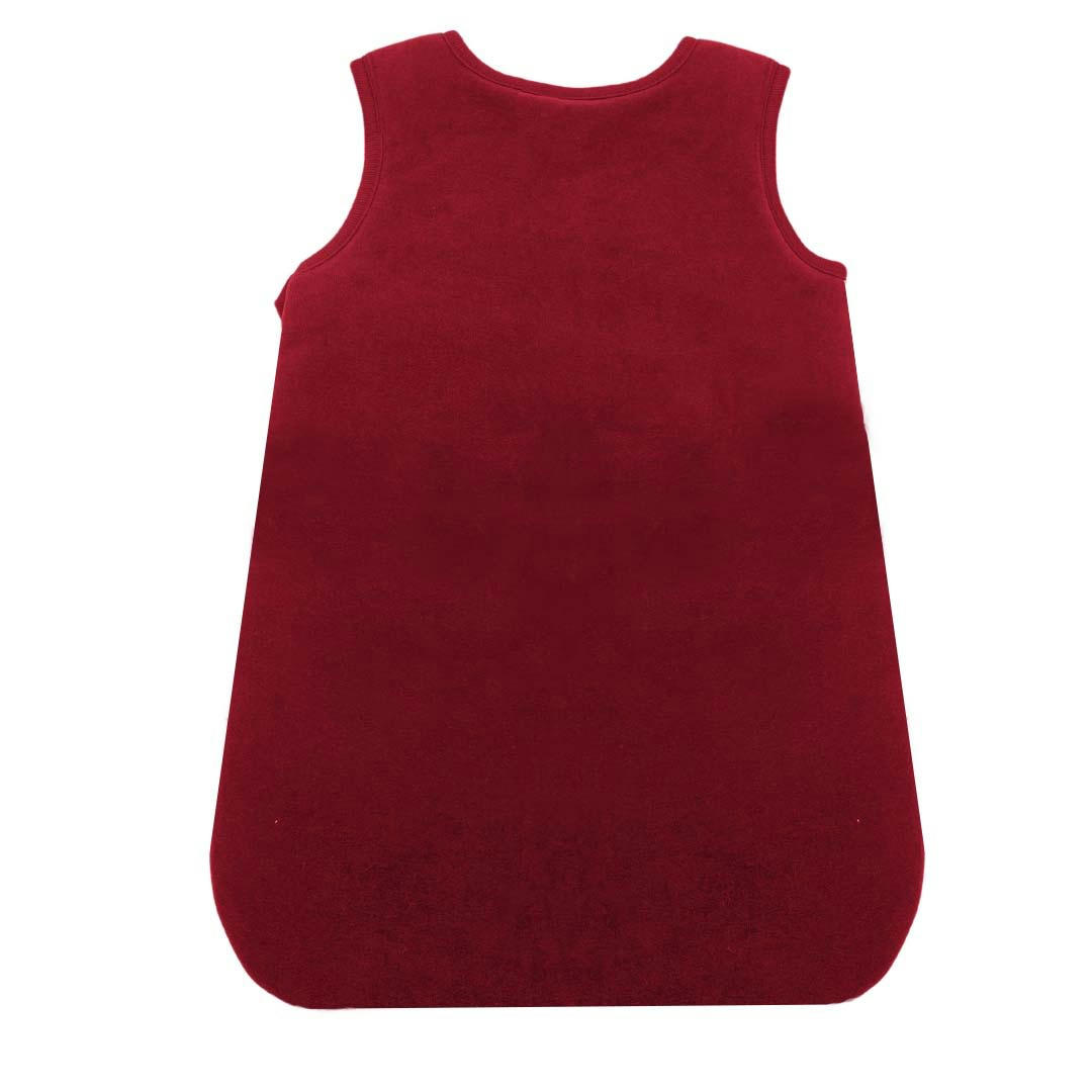 - Gigoteuse Velours 0-3 mois 100% Coton Bio couleur Cerise