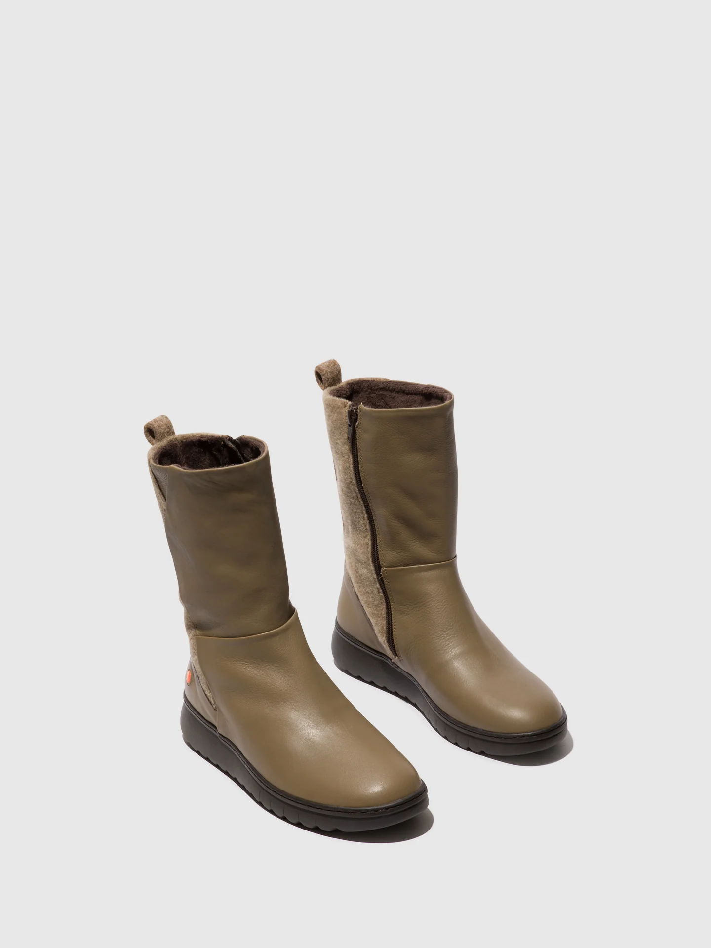 Botas com Fecho EZRA649SOF SLUDGE W/BEIGE FELT