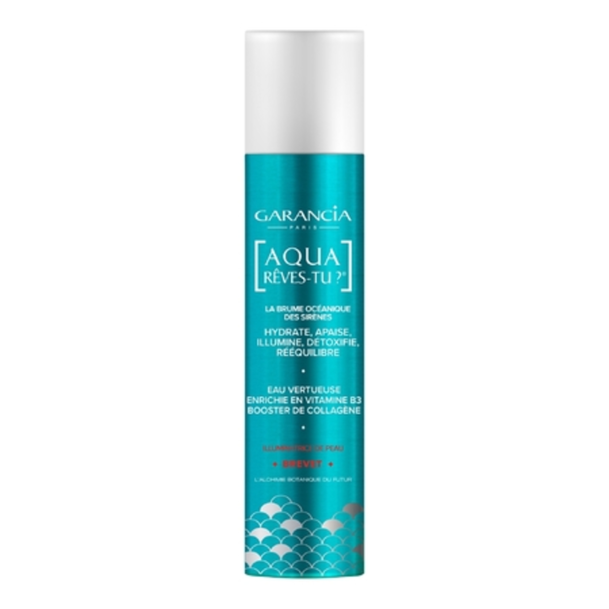 AQUA RÊVES-TU?®Eau vertueuse enrichie en vitamine B3 booster de collagène