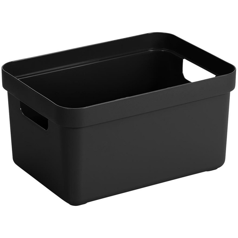 Box de rangement Sigma Home noire 13 L SUNWARE