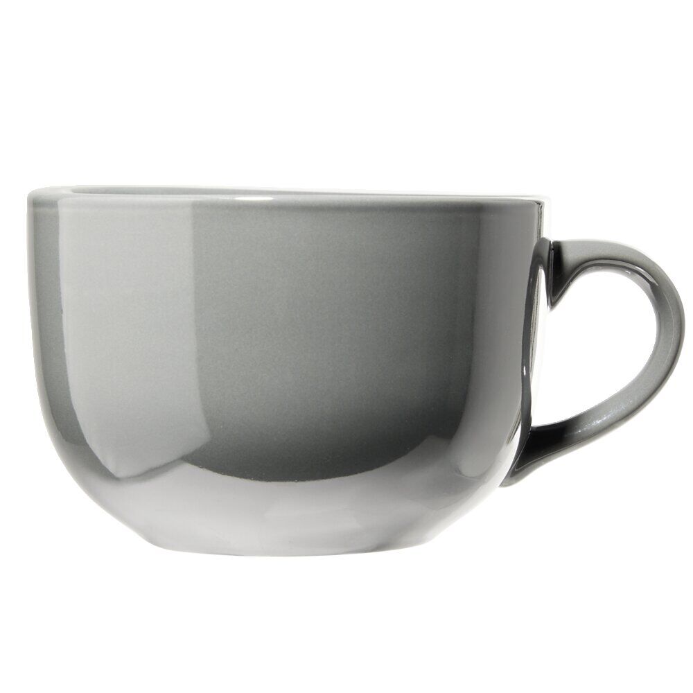 Bol jumbo Madrid en faïence gris foncé Ø13xH8,5cm 700ml
