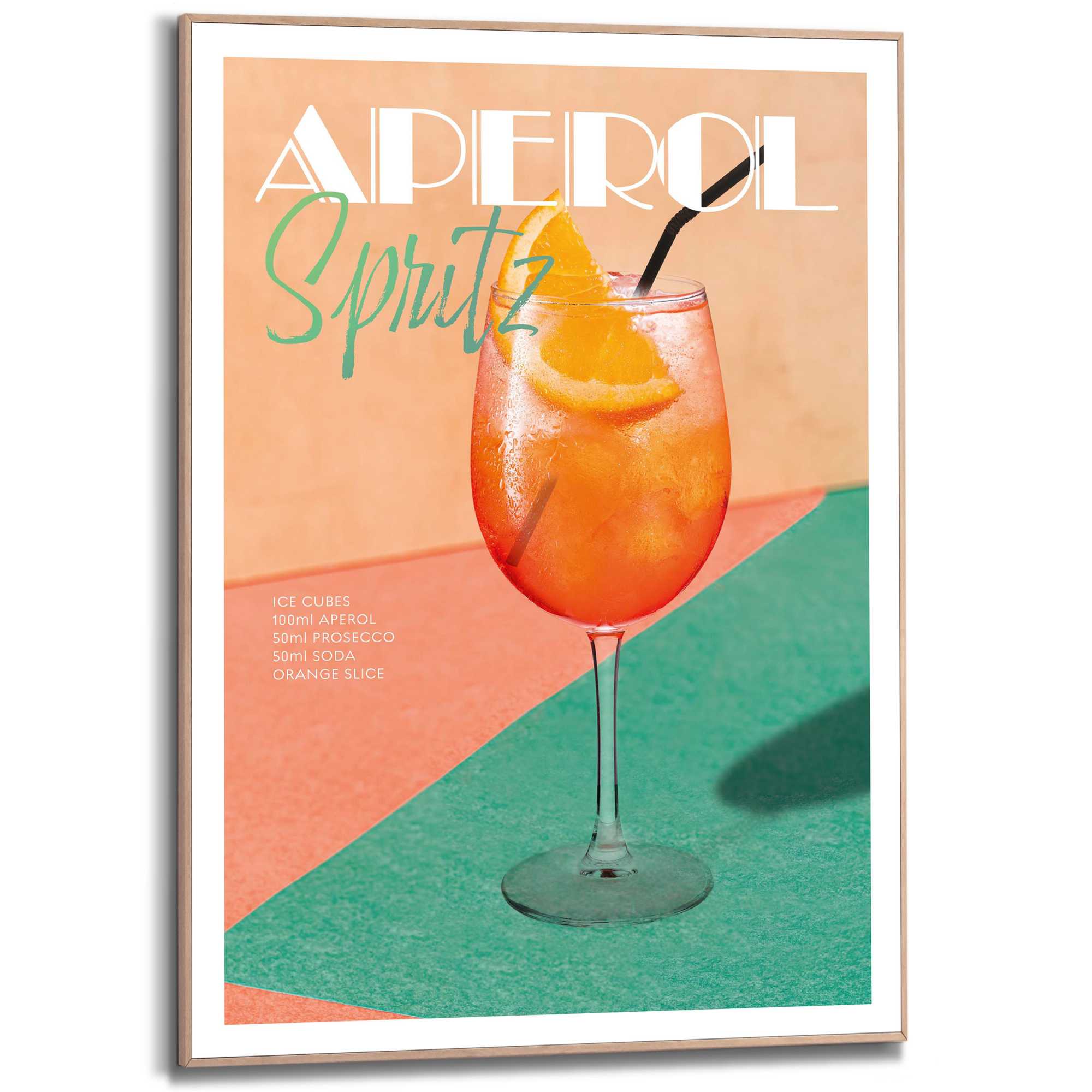 Reinders - Aperol Time - Schilderij 70x50cm Hout