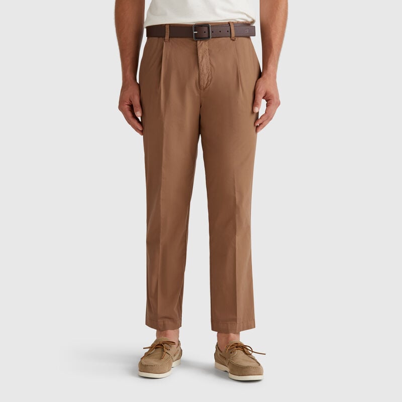 Denim trousers in lightweight cotton