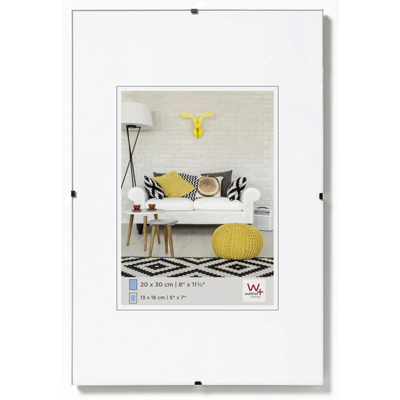 Bilderrahmen, BxL: 60 x 90,2 cm, klarglas, Glas