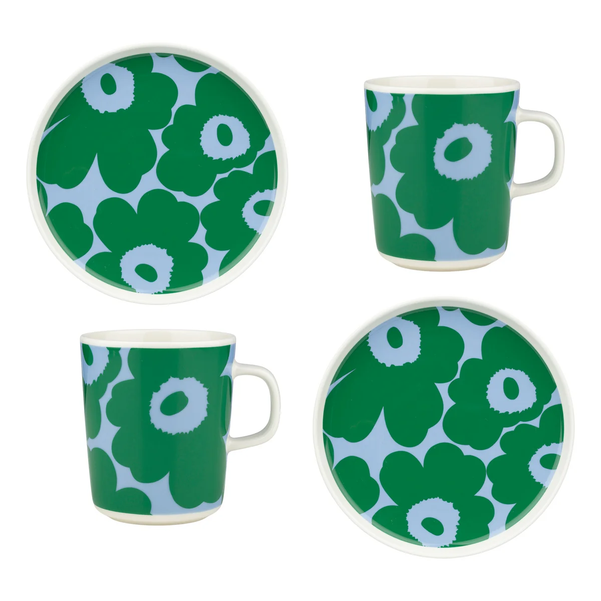 Marimekko - Oiva Unikko Geschirr-Set