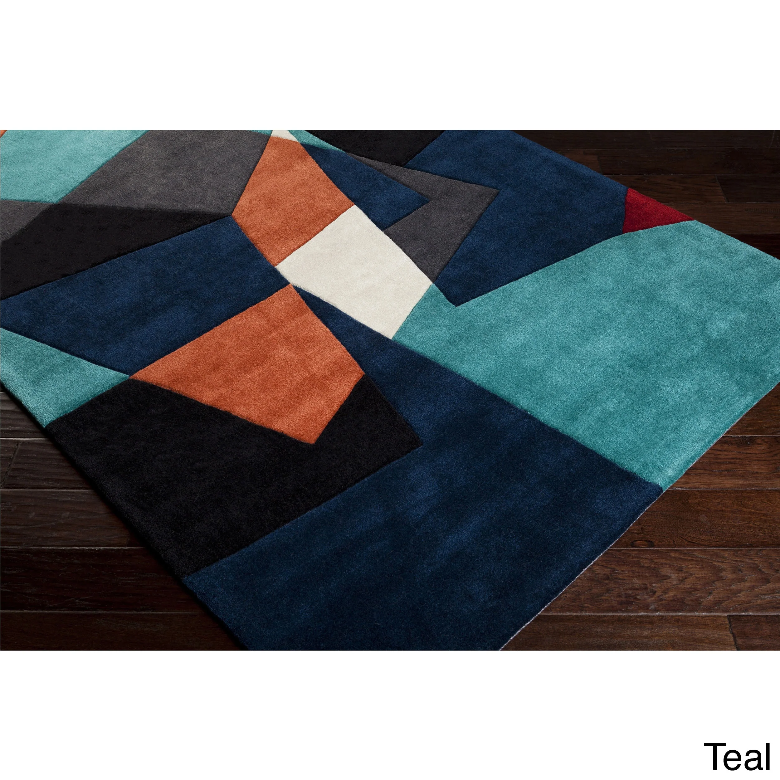 Hand-tufted Abstract Geometric Contemporary Area Rug