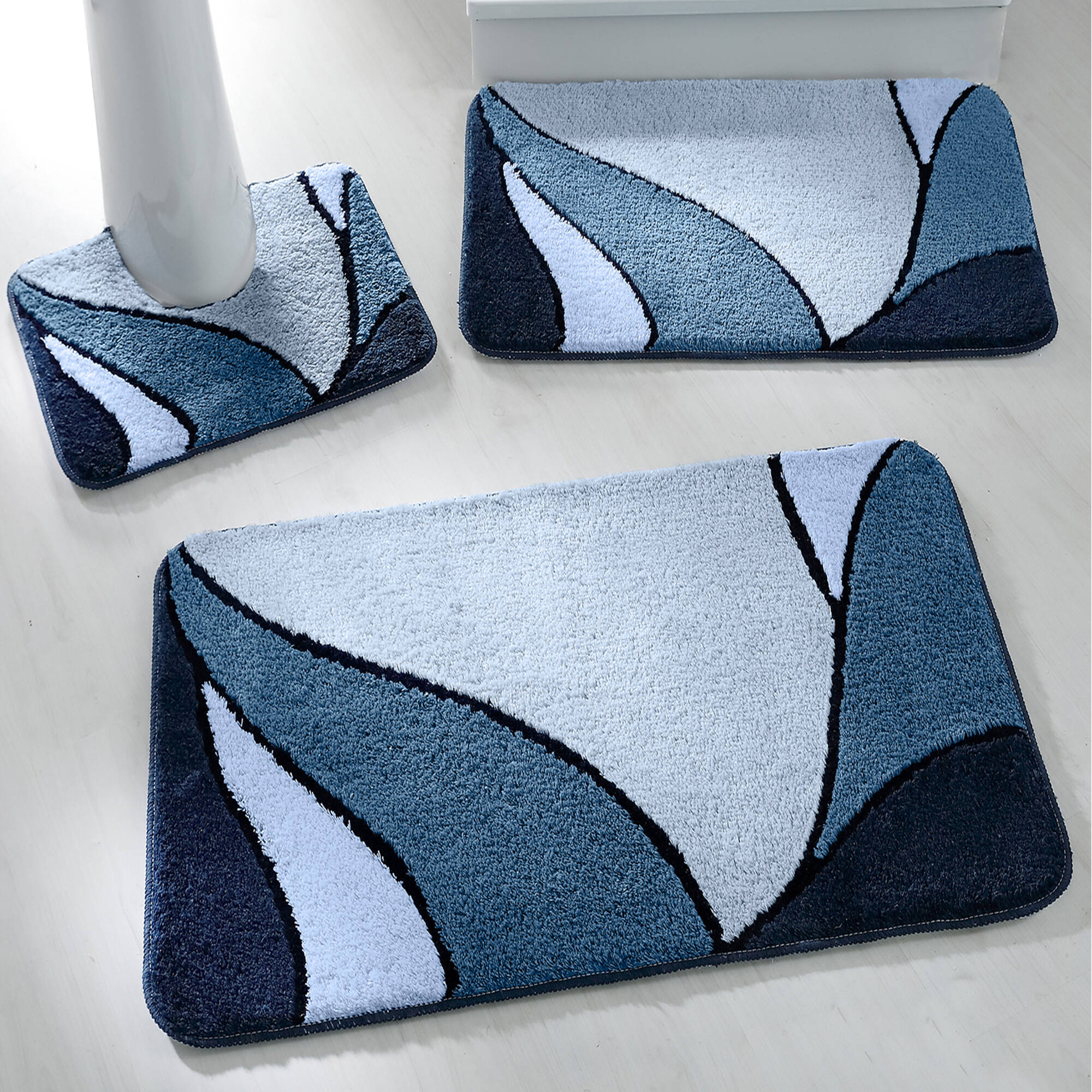 Tapis de bain motif végétal