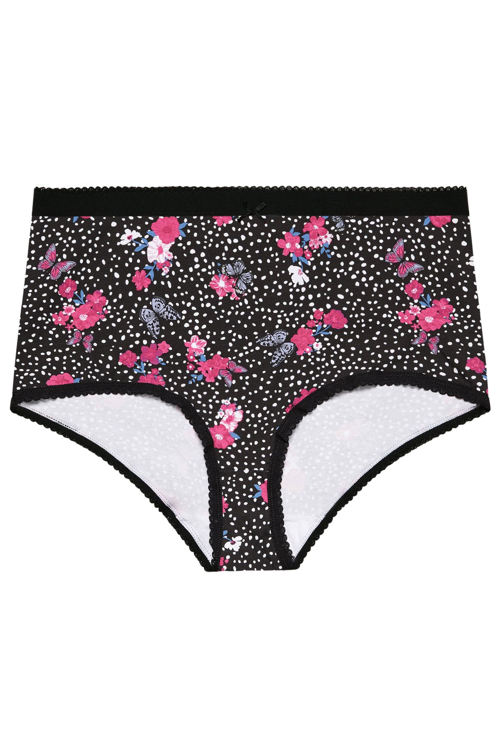 Yours 5 Pack Butterfly Full Briefs