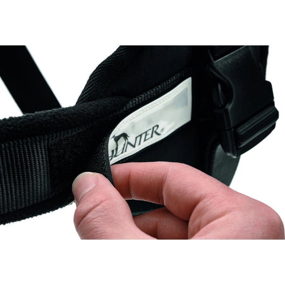 Hunde-Geschirr, XS-S, nylon/fleece, schwarz