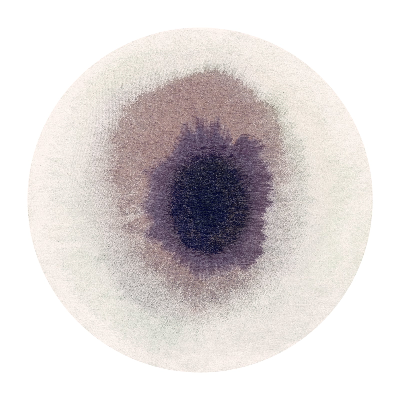 Ecorugs vloerkleed Purple Smoke - paars - 140x140cm