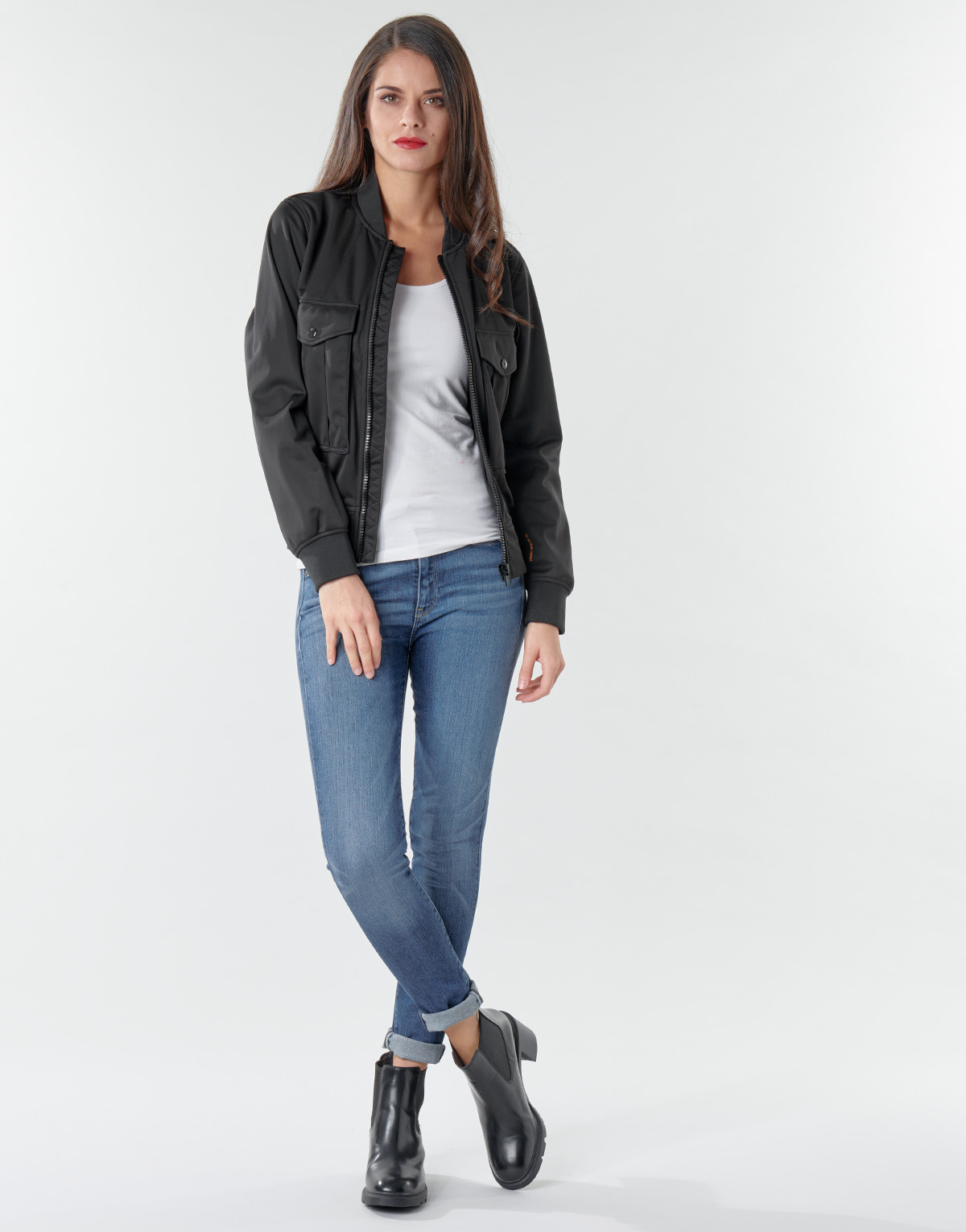 G-Star Raw - 3301 Ultra High Super Skinny Wmn - Dk / Aged