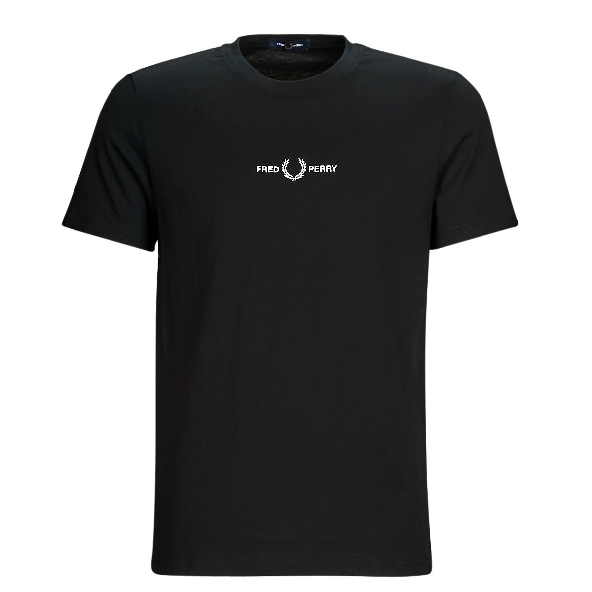 Fred Perry - EMBROIDERED T-SHIRT - Black
