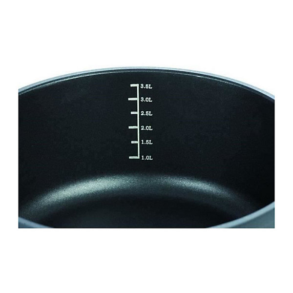 Faitout fonte d'aluminium - GSW - SILCOGUSS - 28 cm - Induction - Noir