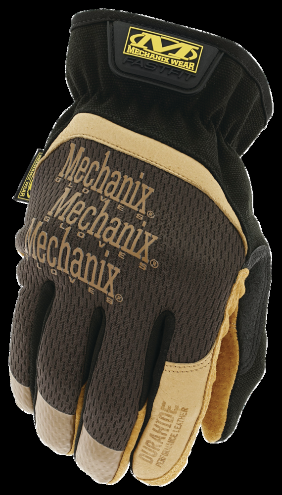 Mechanix Wear® FastFit® Leather Elastic Cuff Glove, Tan/Brown/Black, Assorted Sizes