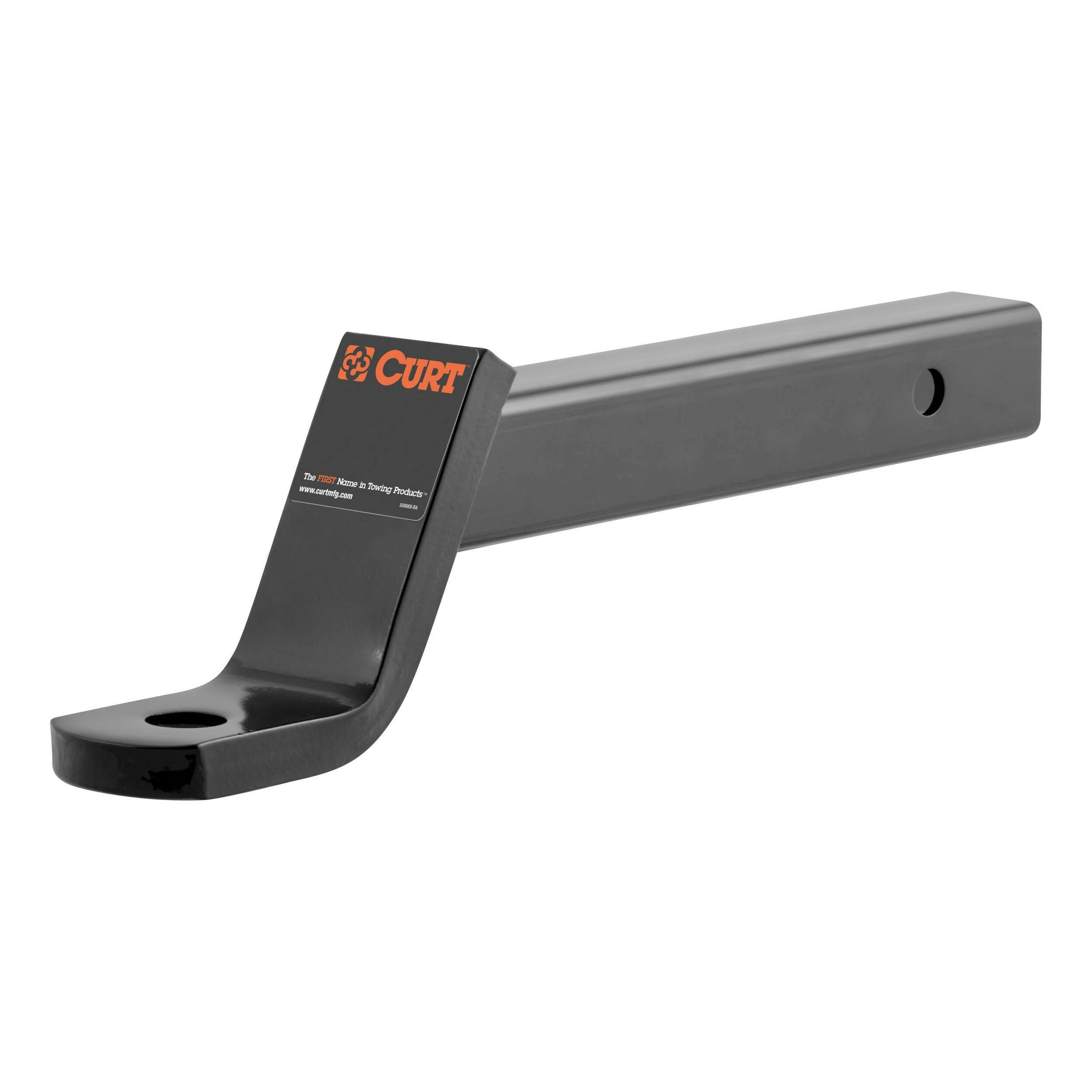 CURT 45270 Class 3 Ball Mount, 2-in Shank, 7,500-lb, 4-in Drop, 13-in Long