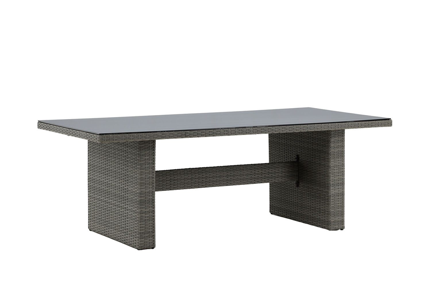 Rebellenclub Rechthoekige Tuintafel Brisko - 200 x 100cm - Grijs