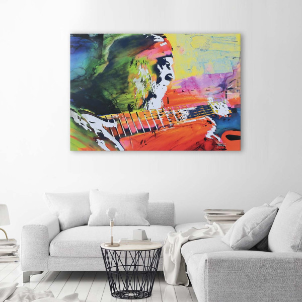 Feeby Obraz na płótnie Kurt Cobain abstrakcja 60x40