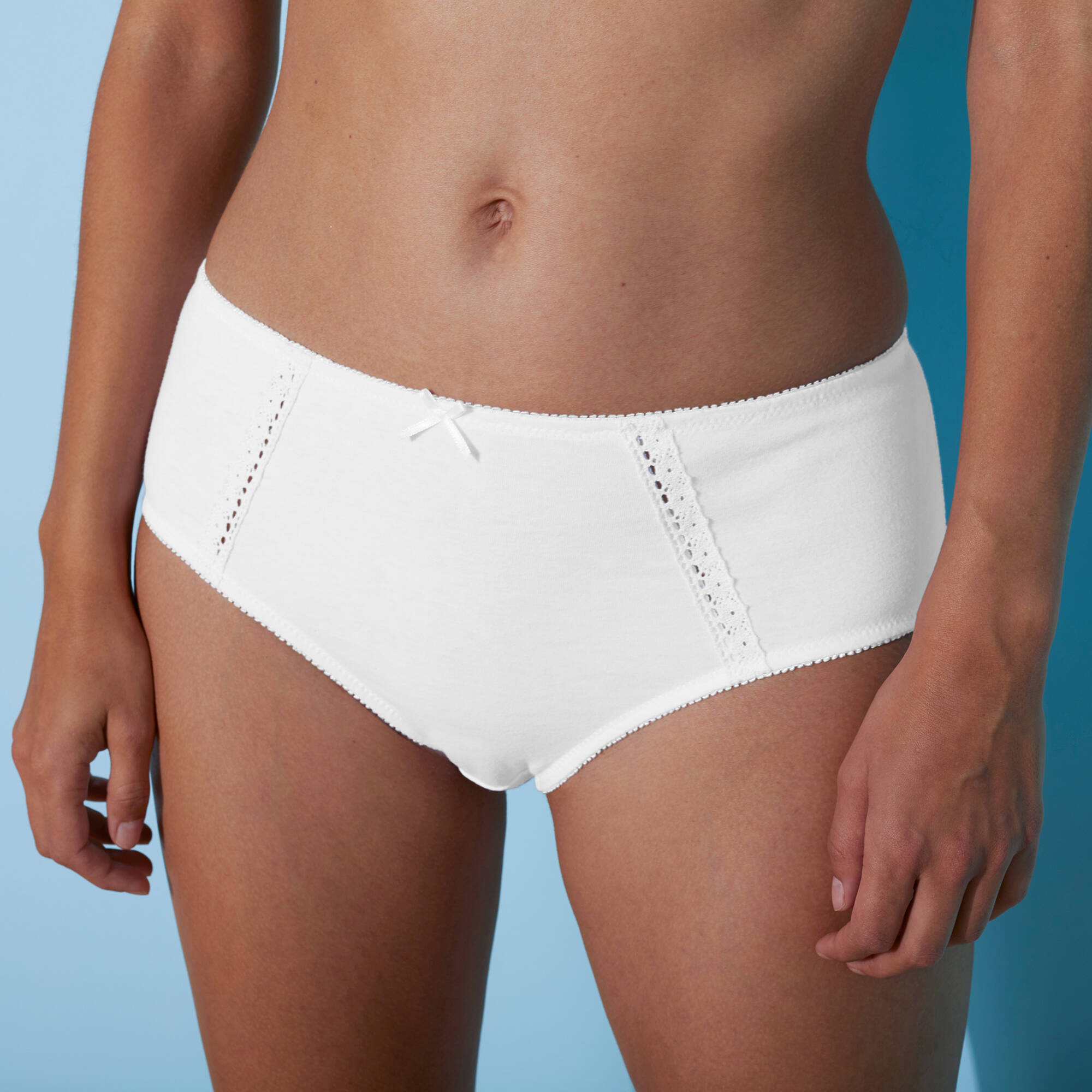 Culotte maxi en coton ajouré - Lot de 2