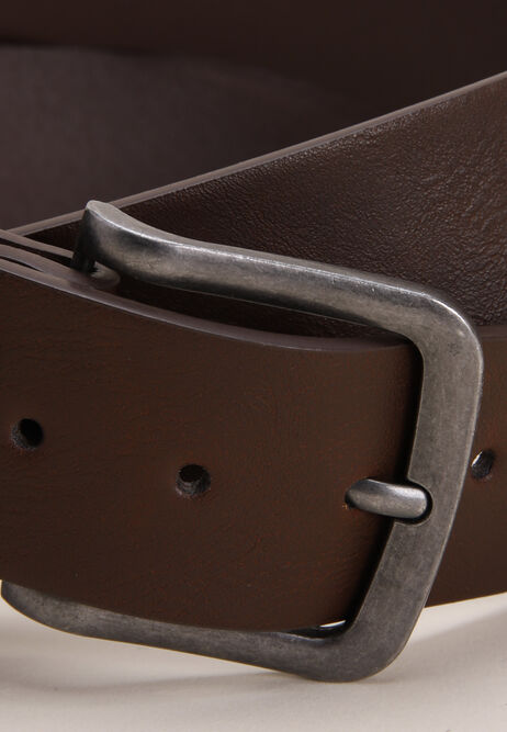 Mens Brown Plain Casual Jean Belt