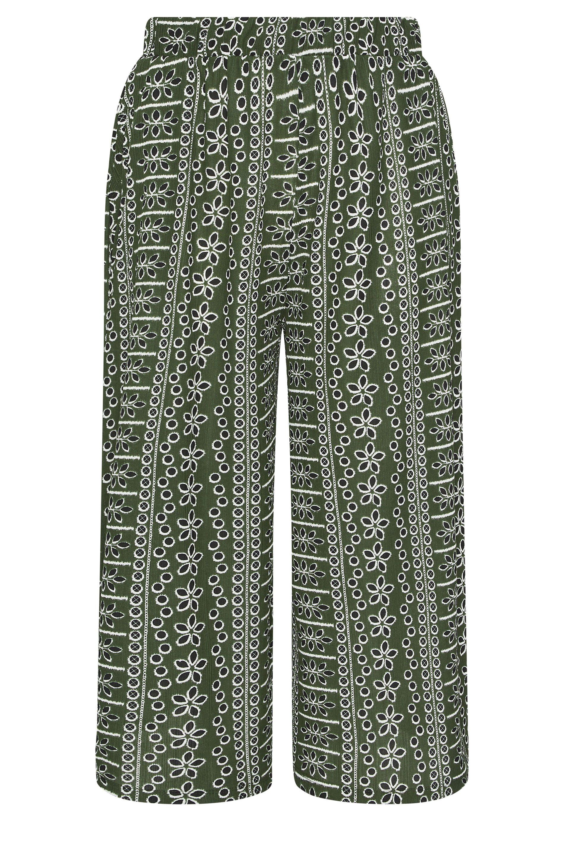 Yours Floral Crinkle Midaxi Culottes