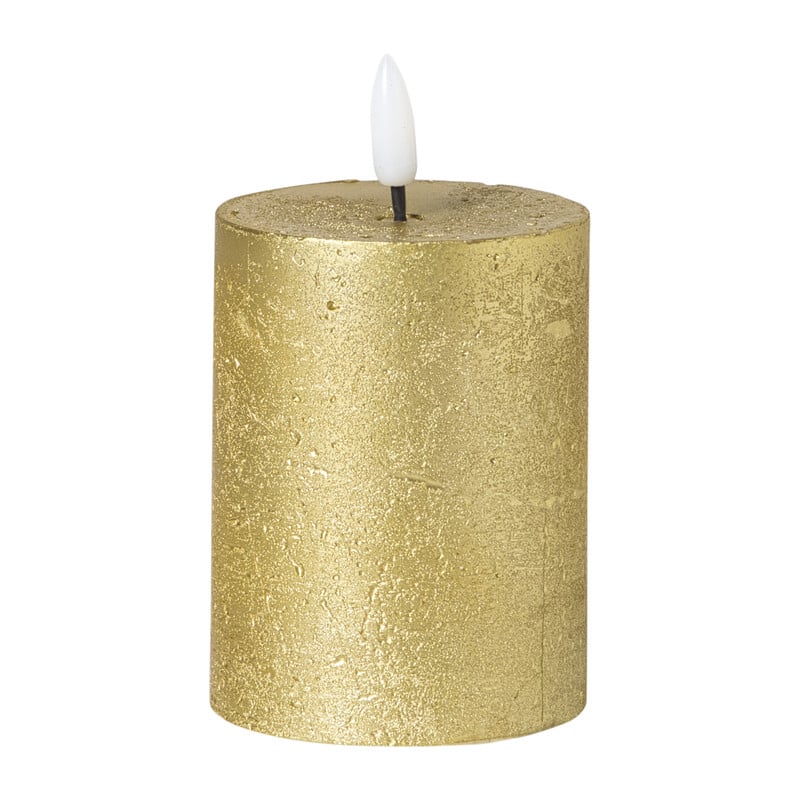 LED stompkaars klein - goud - &Oslash;7x9 cm
