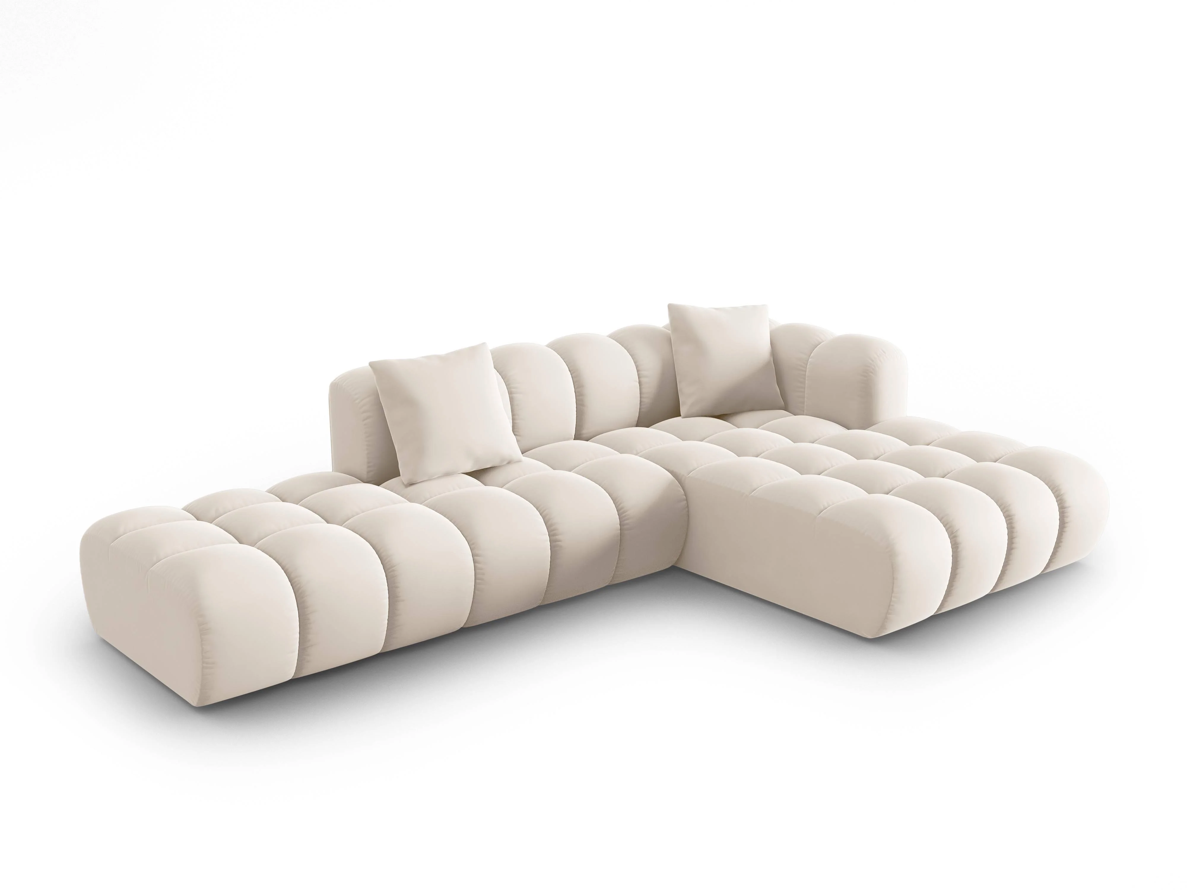 5-zitshoekbank Halley velvet rechts