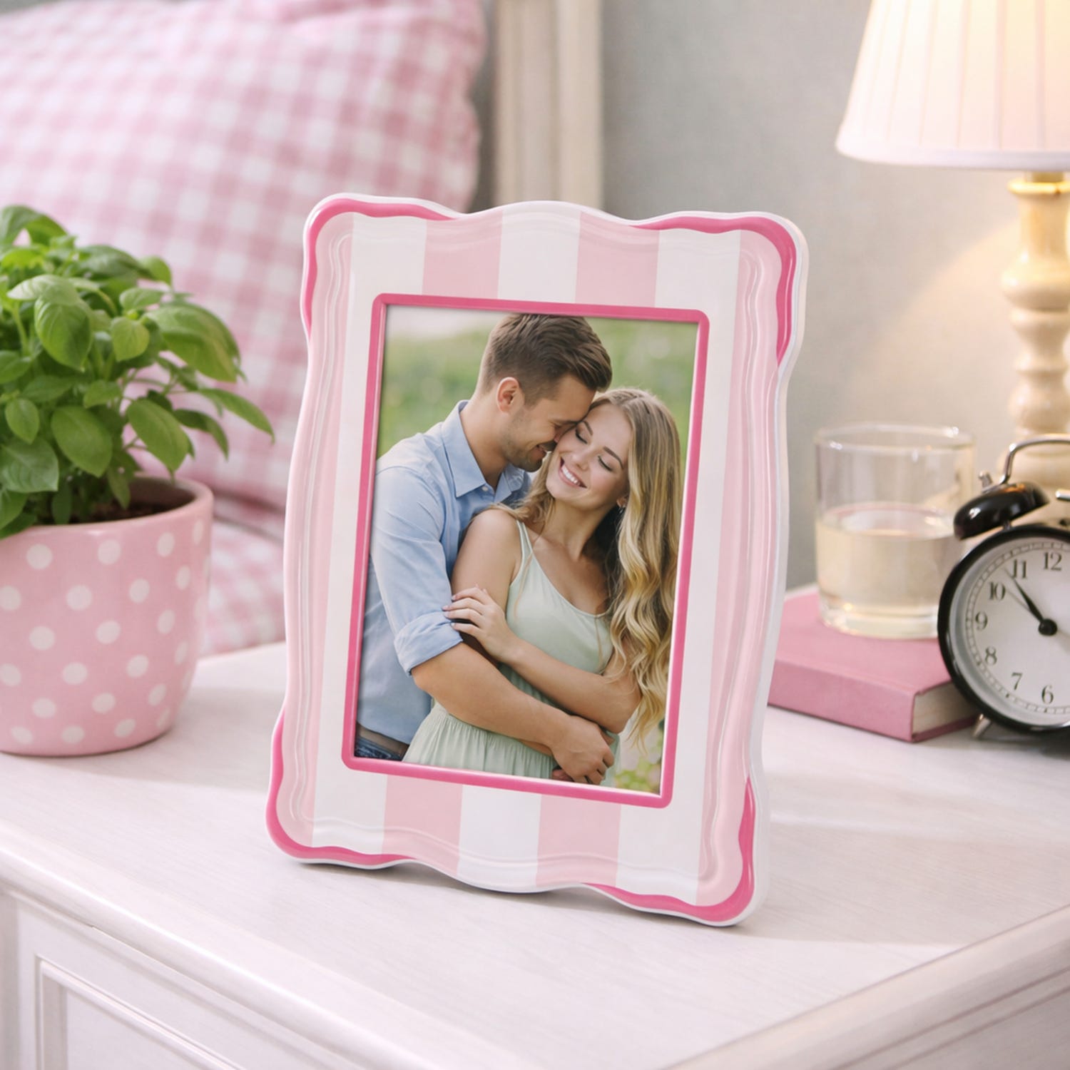 Portafoto 13x18 cm Summer legno rosa