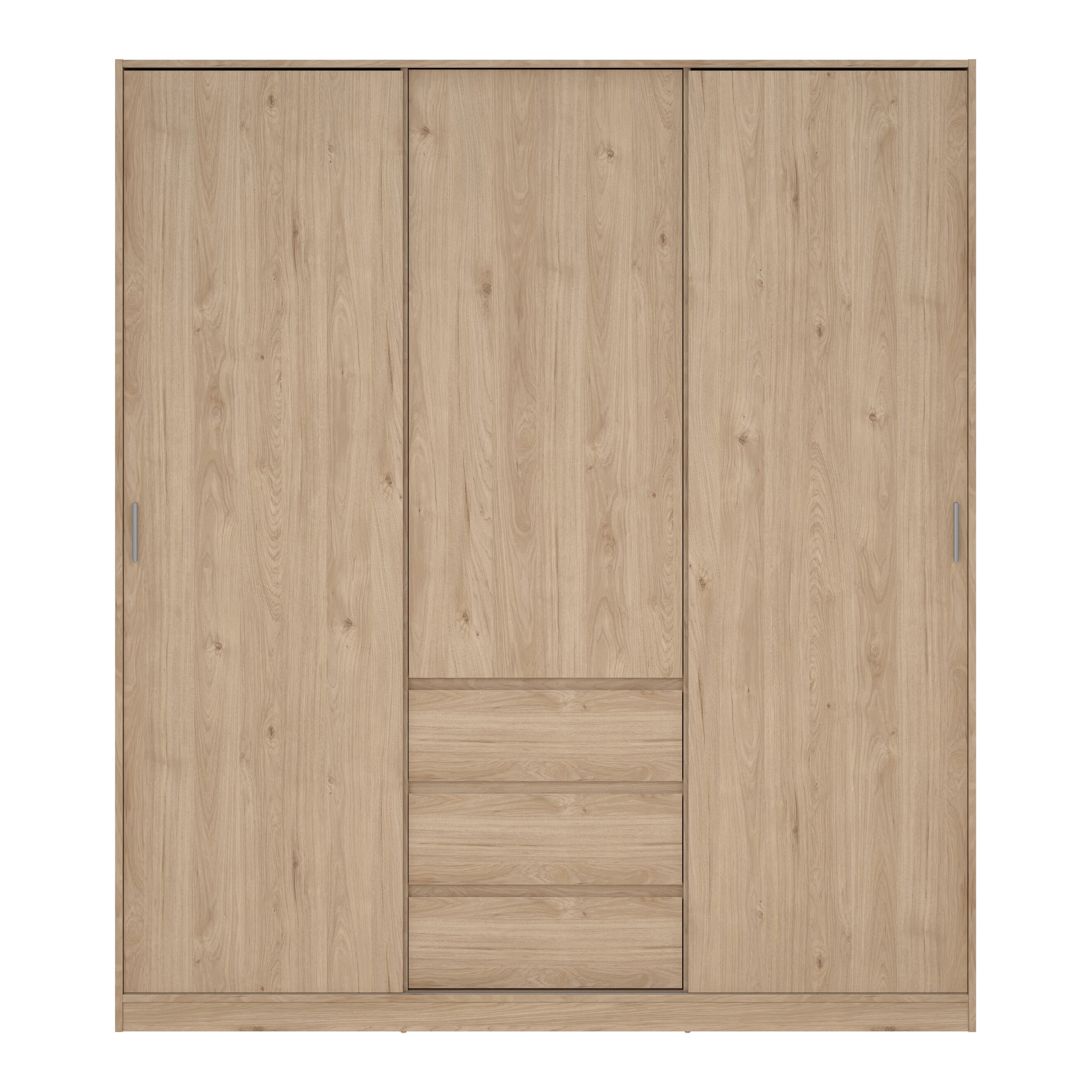 by fonQ basic Slide Kledingkast - B 177 cm - Eiken