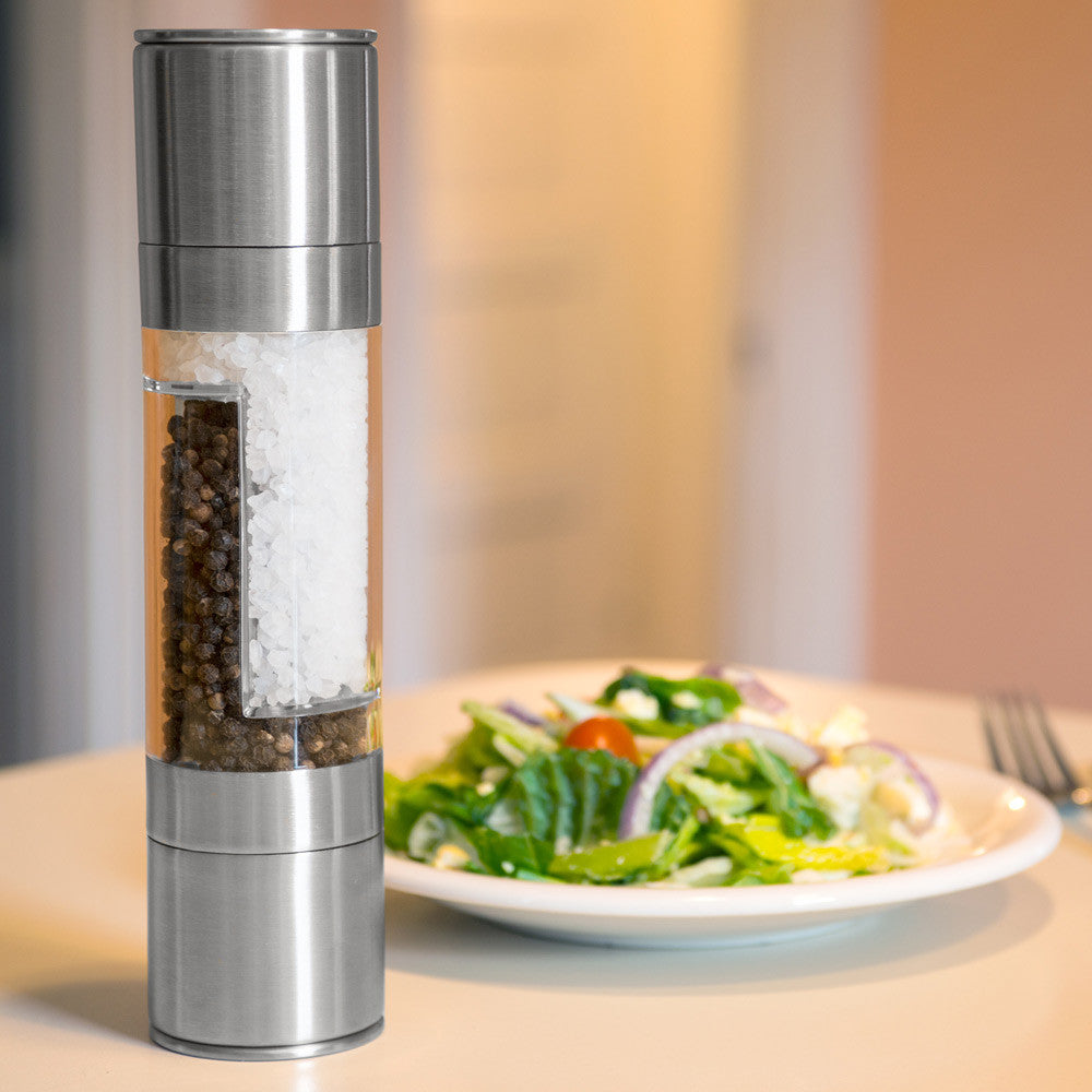 Krumble Zout en peper molen 2-in-1 - Staal