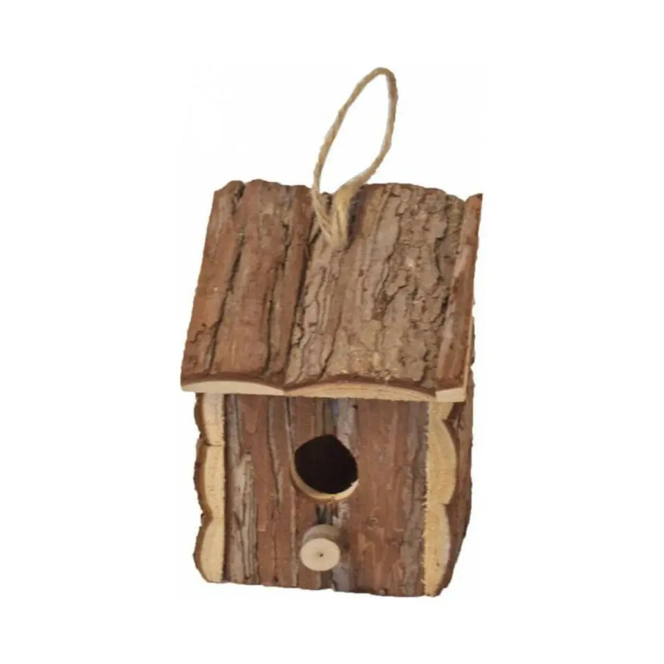 Boon Vogelhuisje - bruin - houten nestkastje - 16 cm