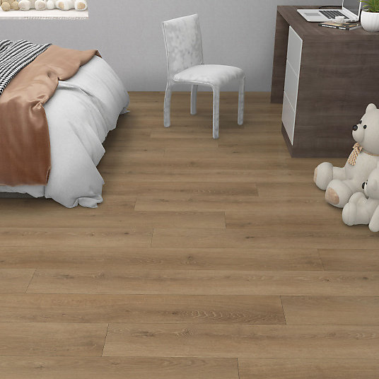 Lame PVC rigide clipsable - Chêne naturel - Paquet de 2,2 m²