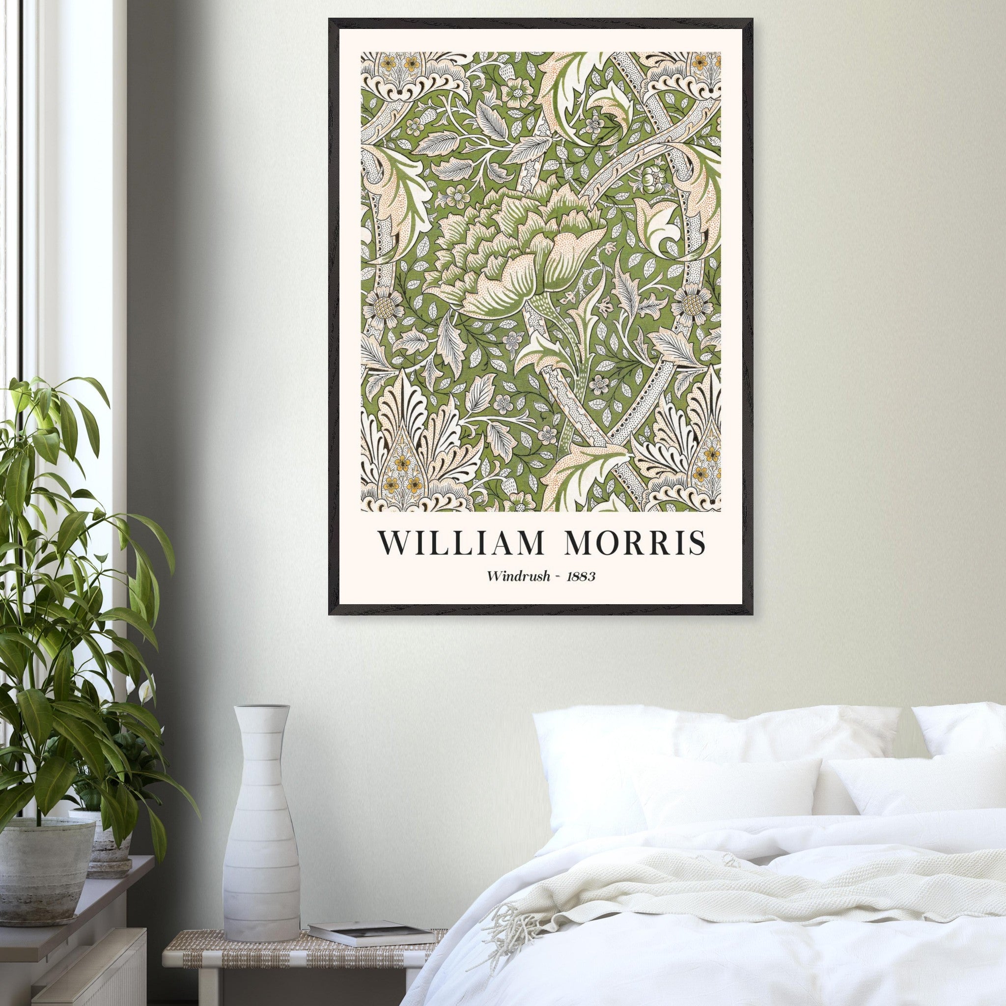 Artfulprints Poster William Morris - Windrush 1883  - 70x100 cm - Groen