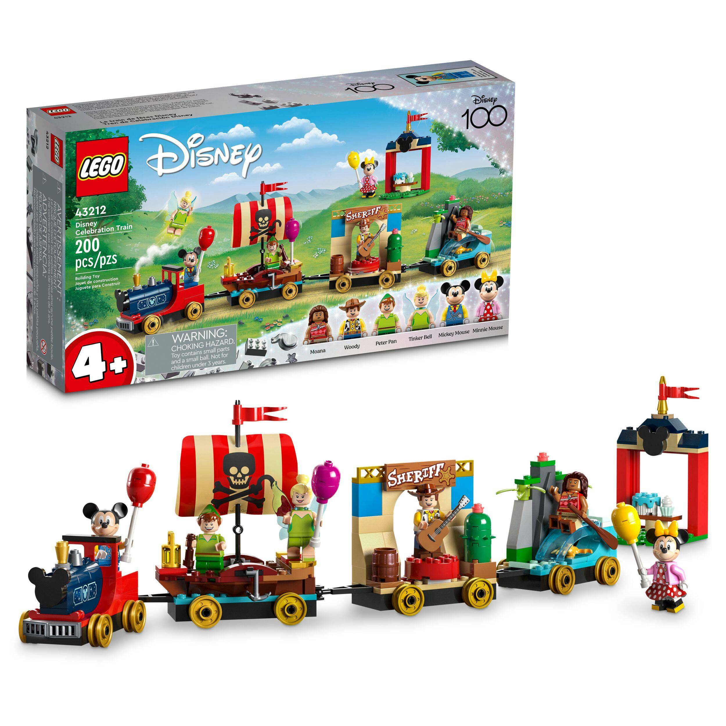 LEGO Disney 100th Anniversary Celebration Train Building Set, Ages 4+