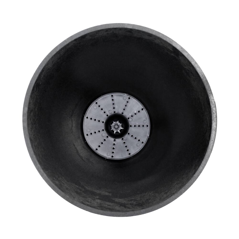 CANVAS Concerto Self Watering Round Planter, 26-in, Black