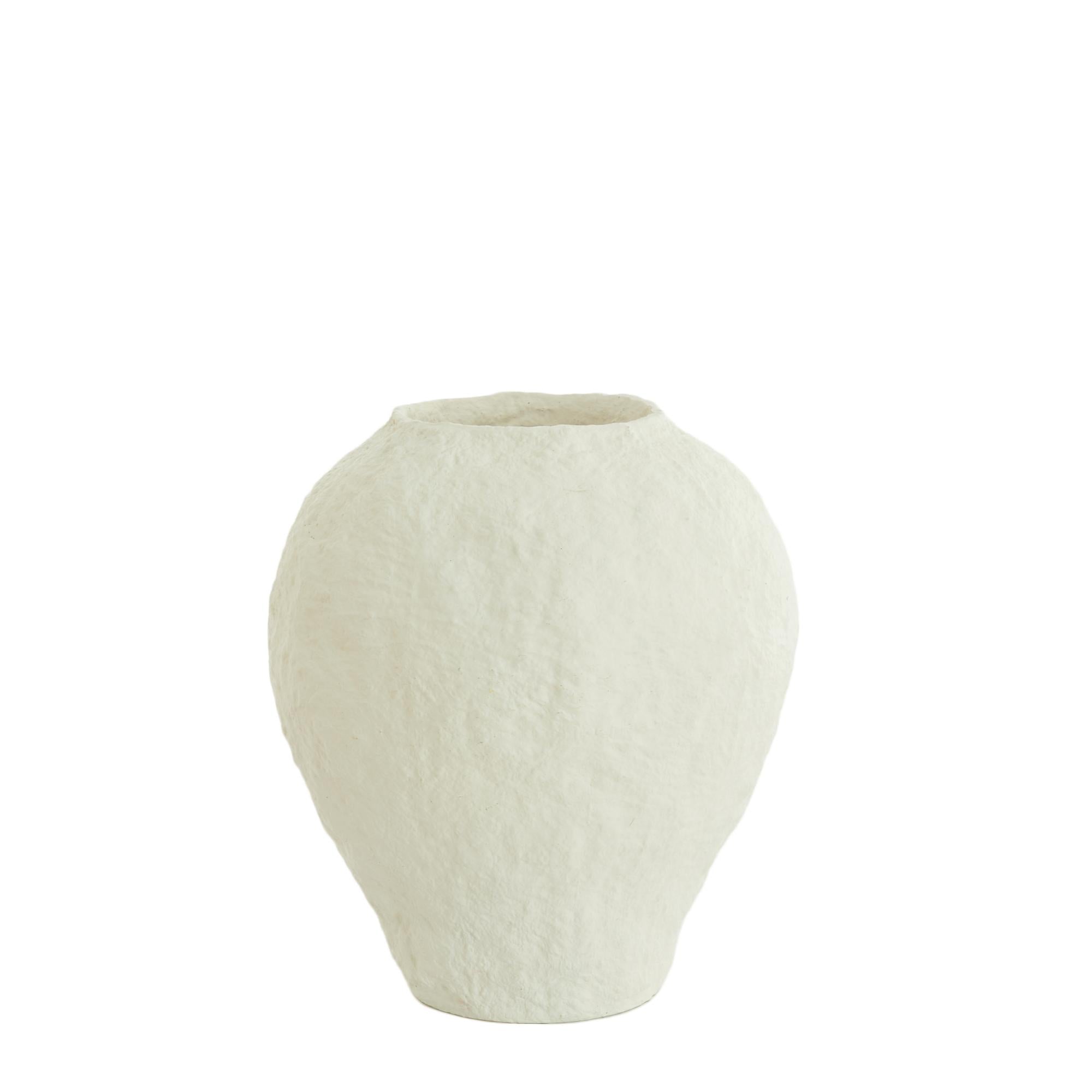 Light & Living Vaas Pantoja - Mat Crème - Ø45cm