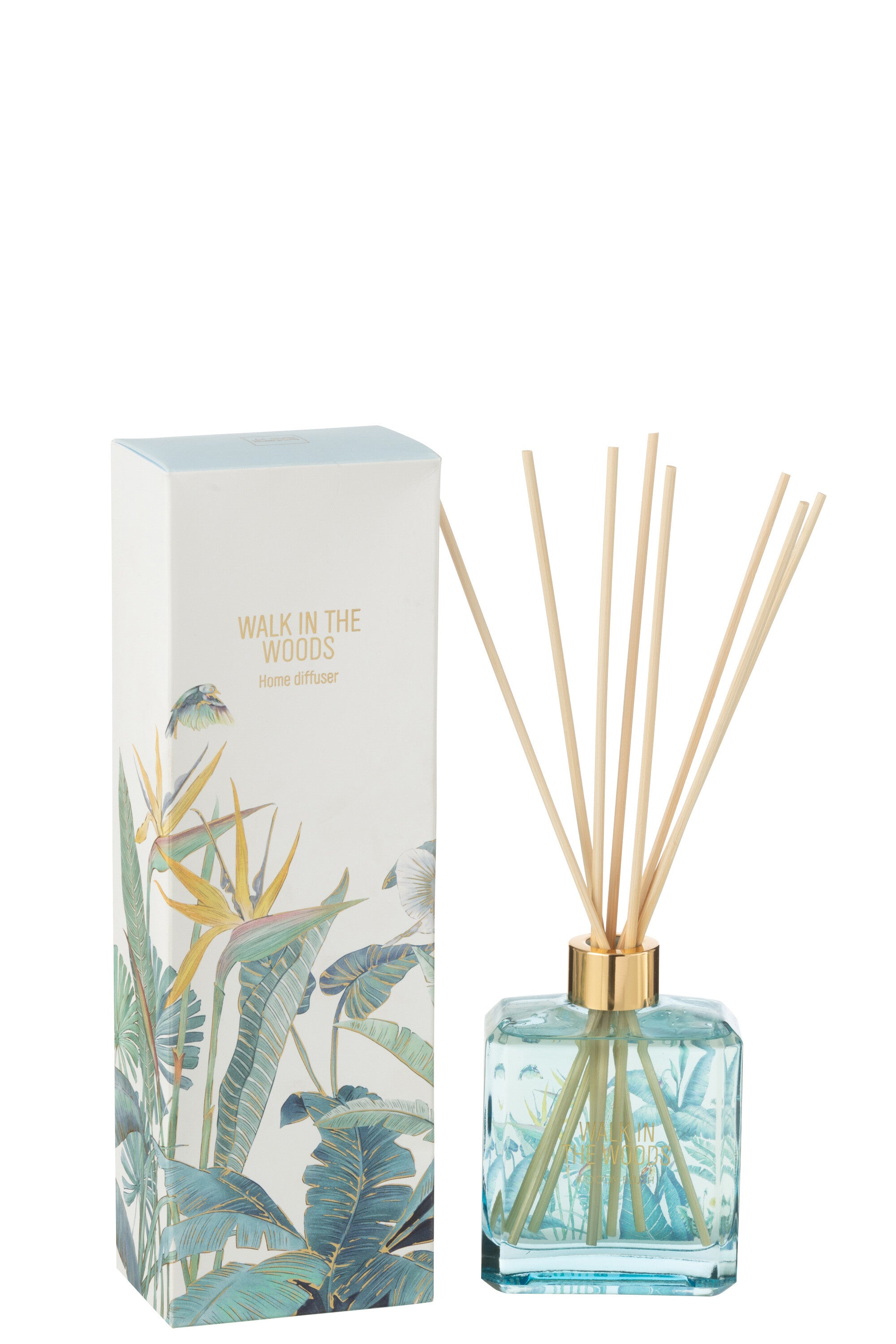 J-Line geurstokjes Walk In The Woods - Woody Blush - blauw -