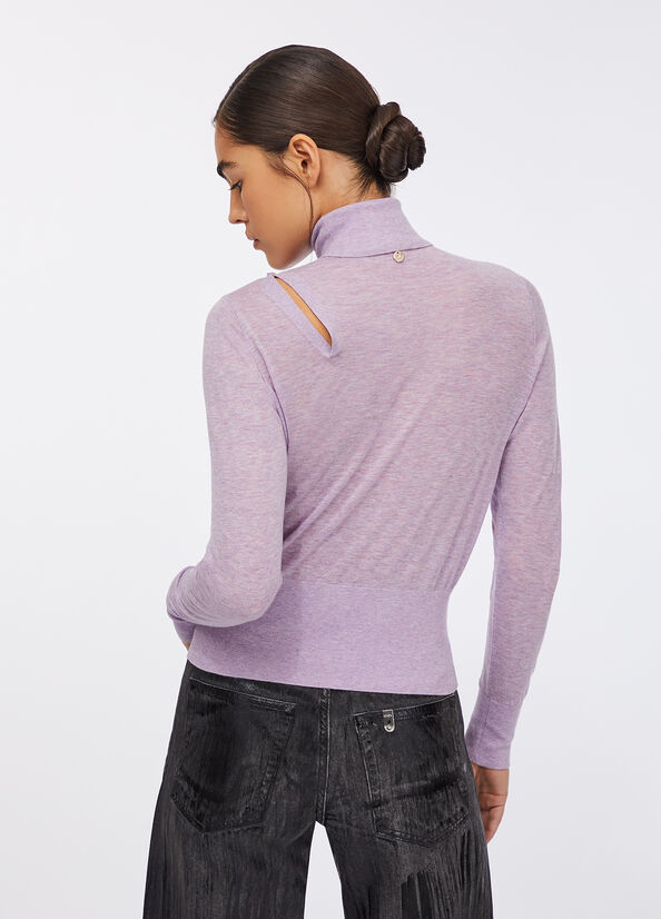 Dolcevita in cotone e cashmere