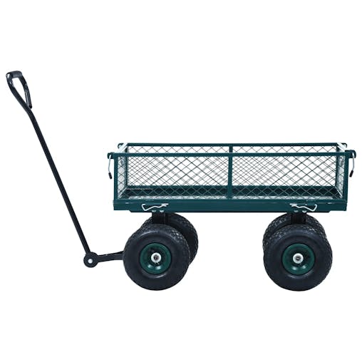 NNEVL Garden Hand Trolley Green 250 kg