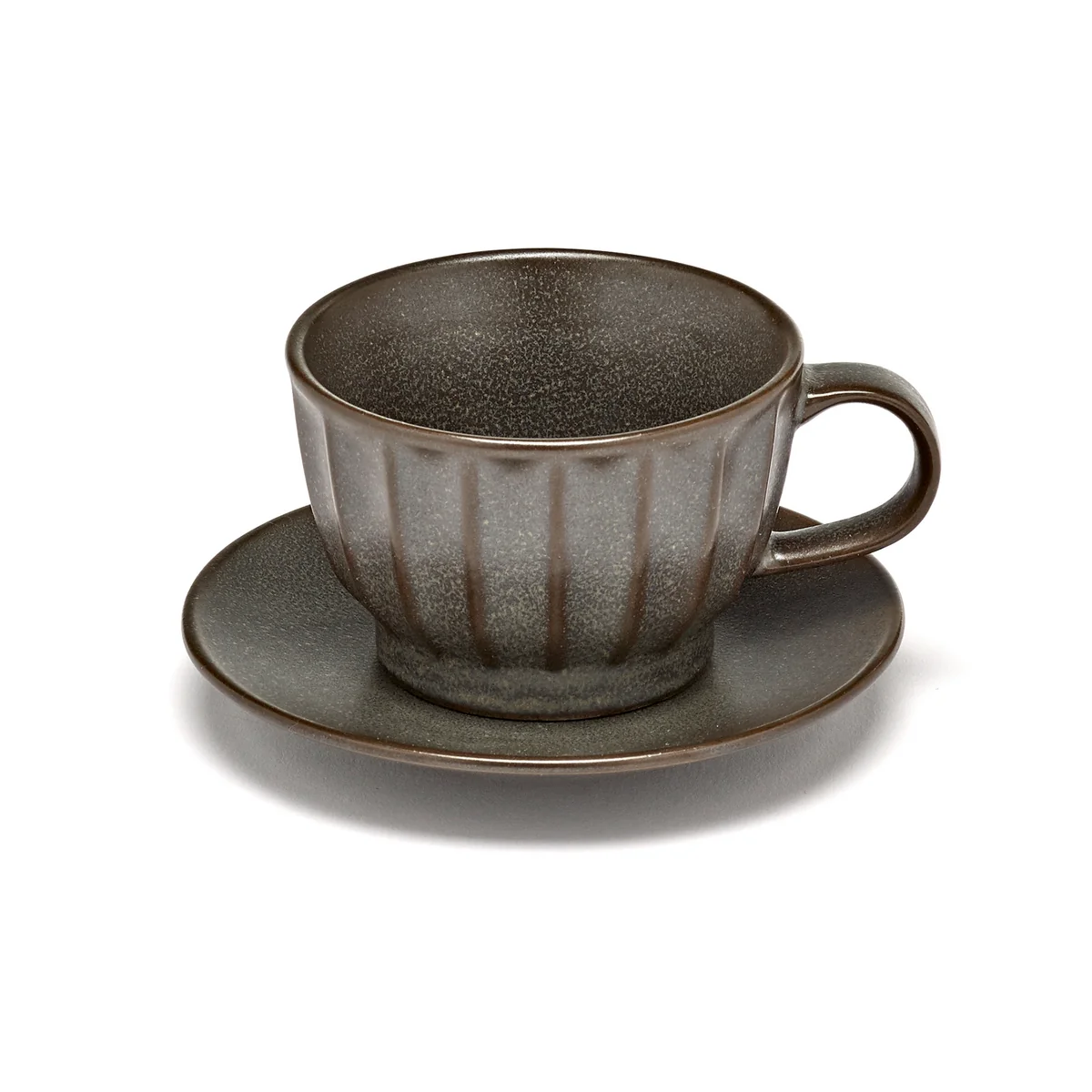 Serax - Inku Untertasse zur Espressotasse, Ø 12 cm, weiß (4er-Set)