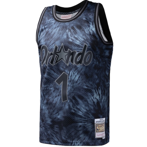 Penny Hardaway Orlando Magic Hardwood Classics 1984/85 Tie-Dye Swingman Jersey - Black