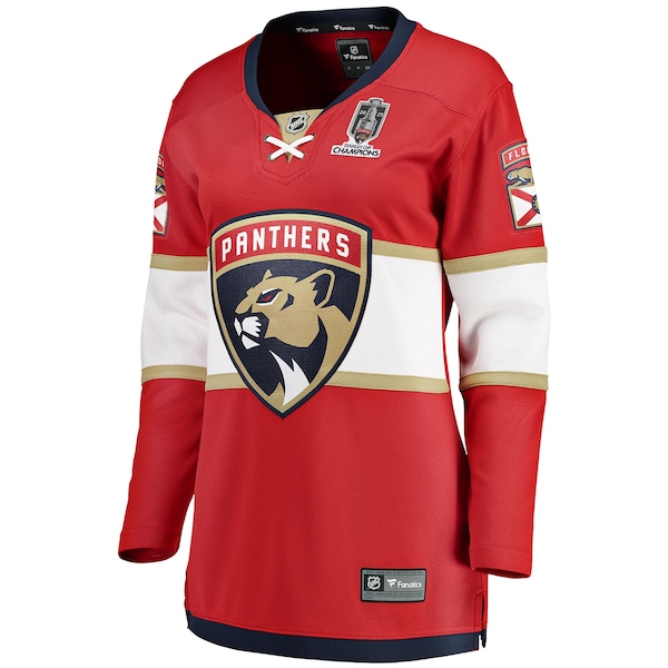 Florida Panthers  Women's 2025 Stanley Cup Champions Breakaway Jersey - Red