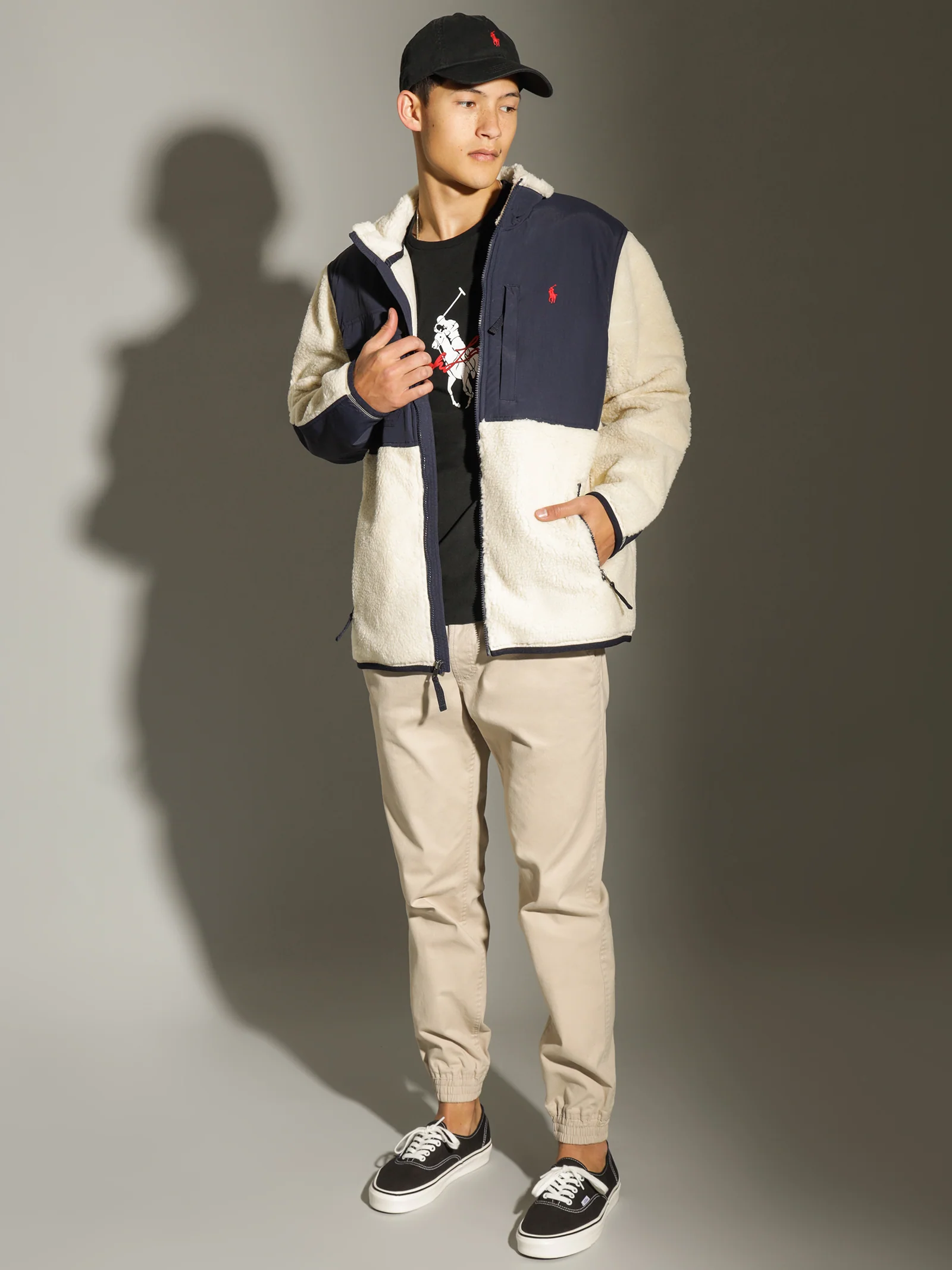 Polo Faux Shearling Jacket