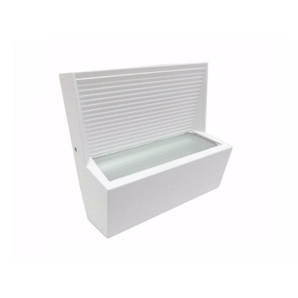 Applique Murale LED Rectangulaire 7W IP44 BLANC - Blanc Neutre 4000K - 5500K - SILAMP