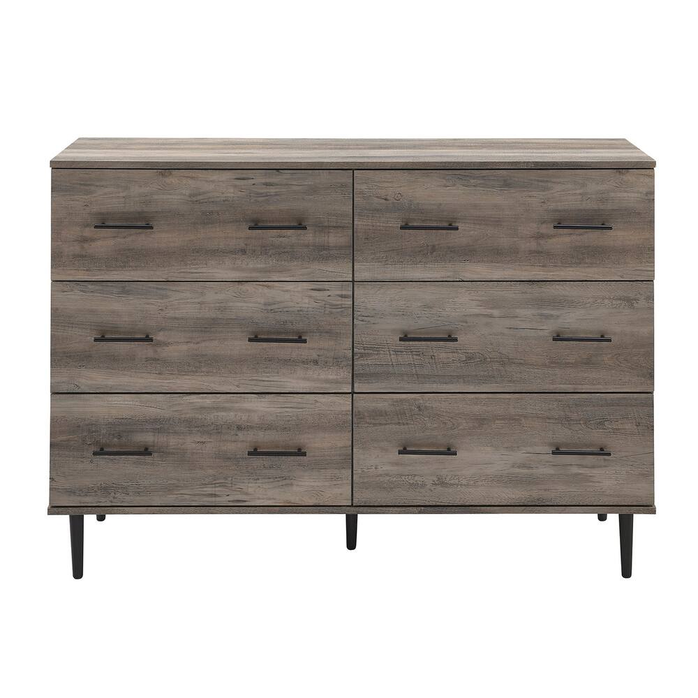 Walker Edison Lisburn Designs 6-Drawer Modern Buffet Console