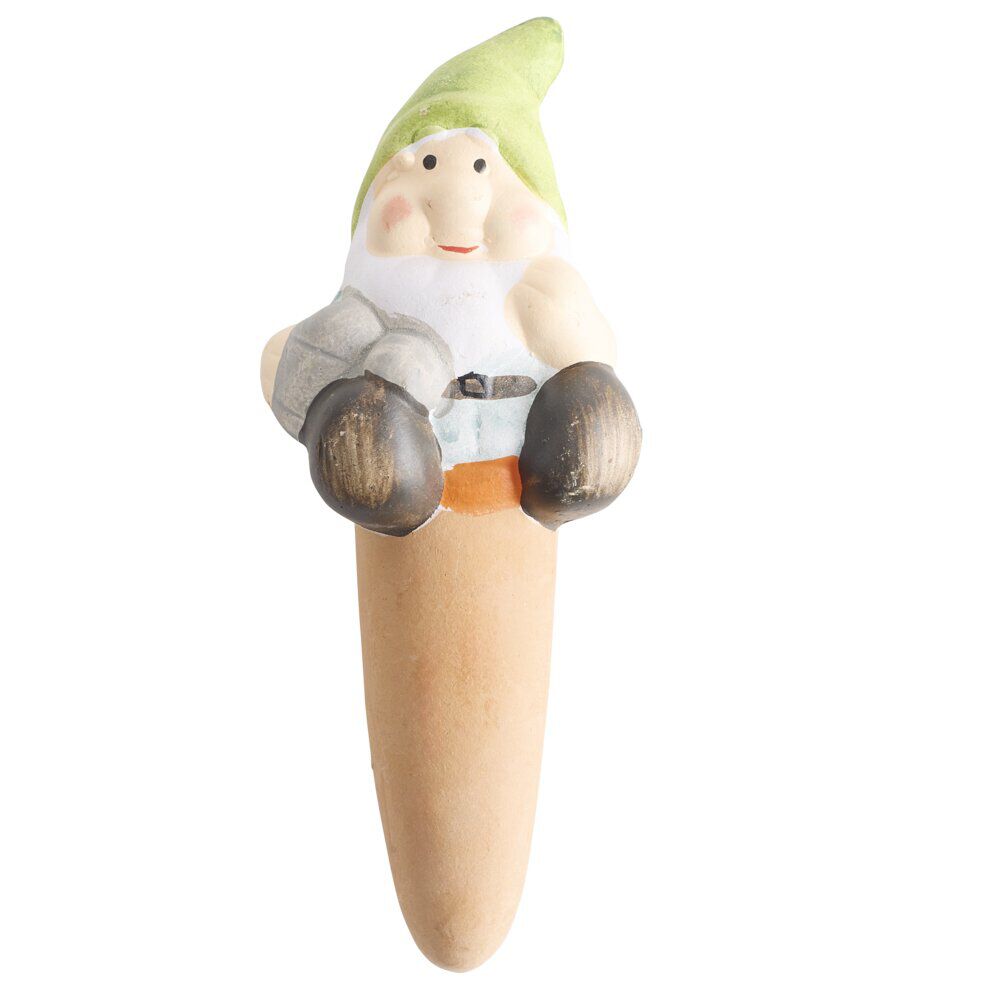 Goutteur arrosage plante figurine terre cuite Ø5xH15cm (4 modèles)
