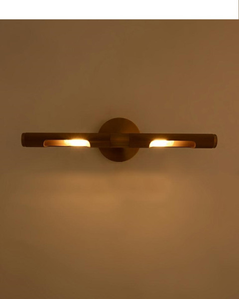 MOOSEE lampa ścienna CRUDO złota