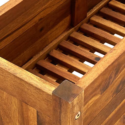NNEVL Garden Raised Bed Acacia Wood 76x27.6x25 cm