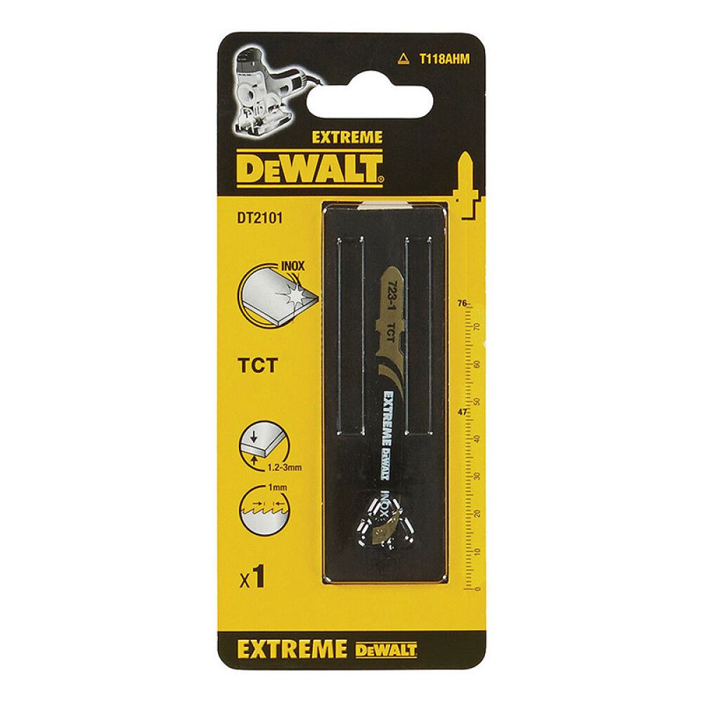STIKKSAGBLAD DEWALT EXTREME DT2101-QZ RUSTFRI 76MM
