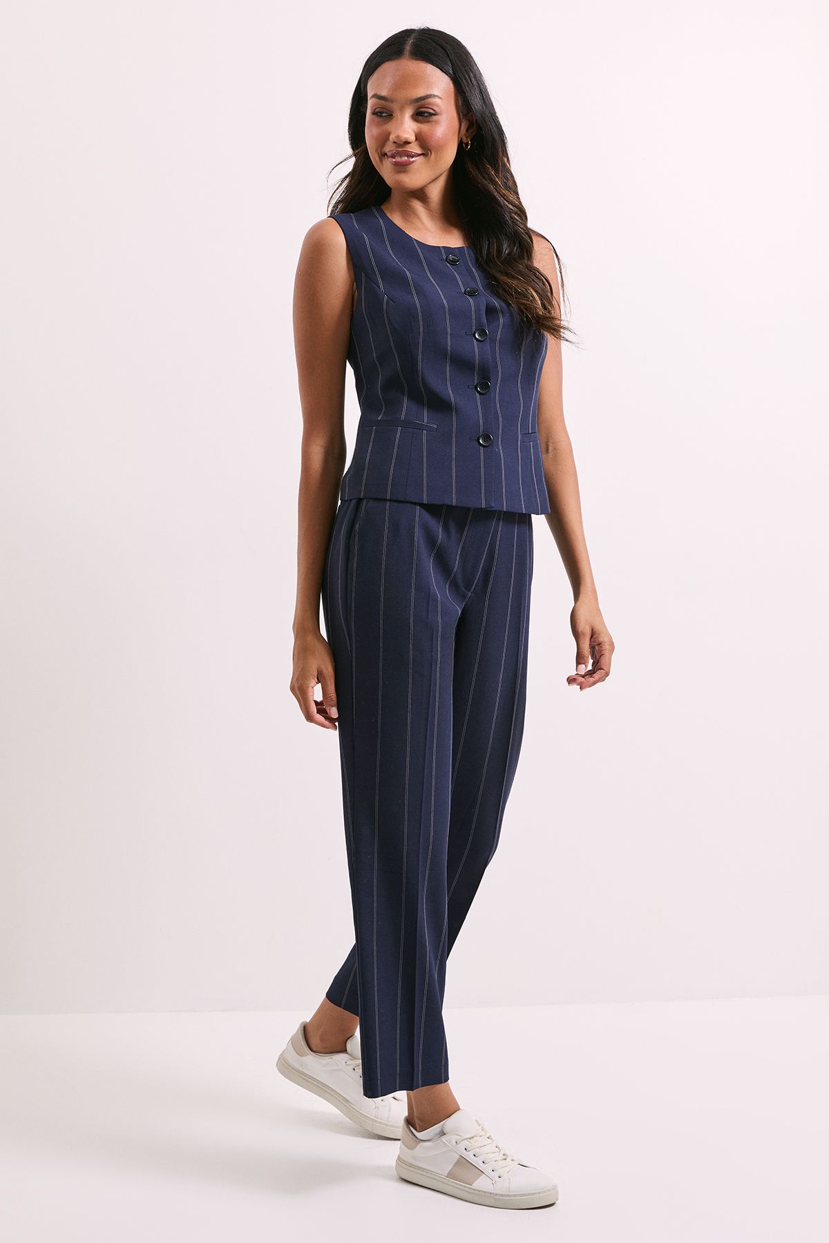 Dorothy Perkins Button Down Cropped Waistcoat